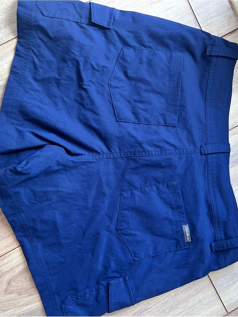 Eddie Bauer Deep Blue Women's Cargo Athletic Shorts